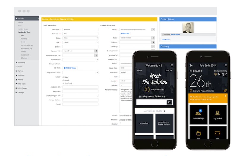 Dedicated Development Team for Management Events screenshot 1